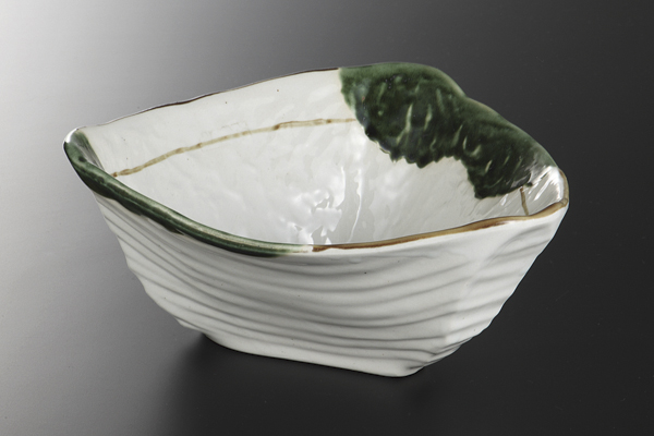 織部流し 三角大鉢