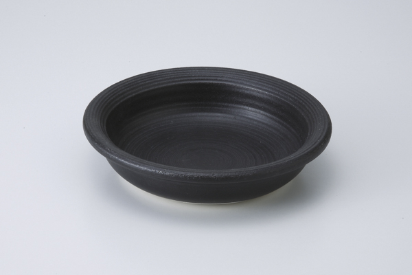 【廃番】黒釉 柳川鍋