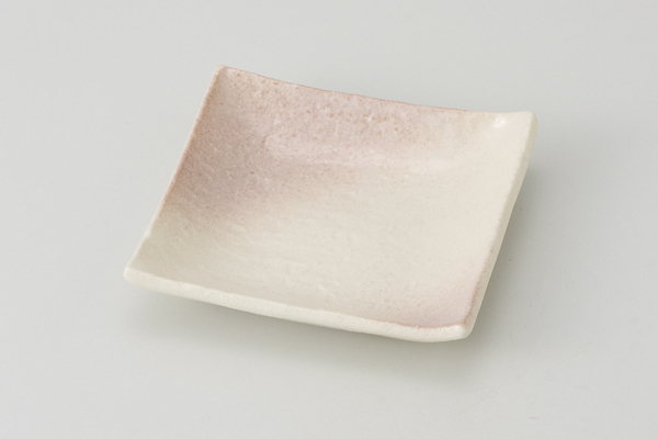 桜志野 正角小皿