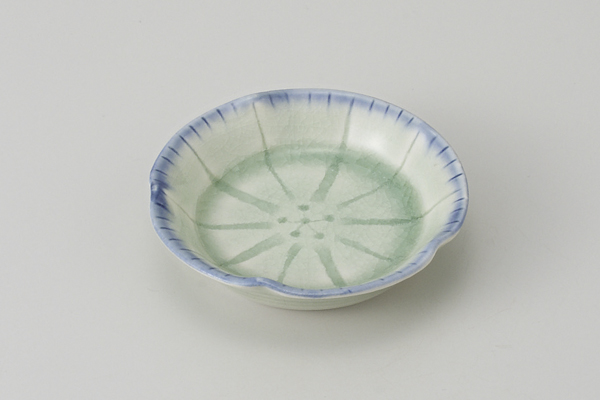 御深井朝顔 小皿