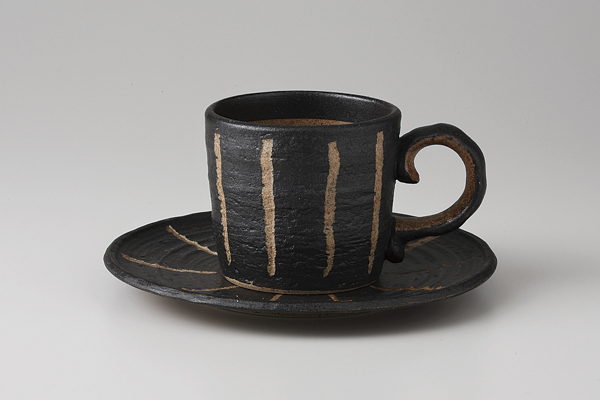 彫十草(黒) コーヒーC/S