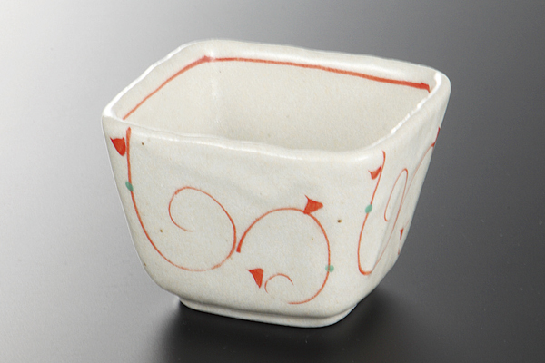 志野赤絵 3.3小鉢