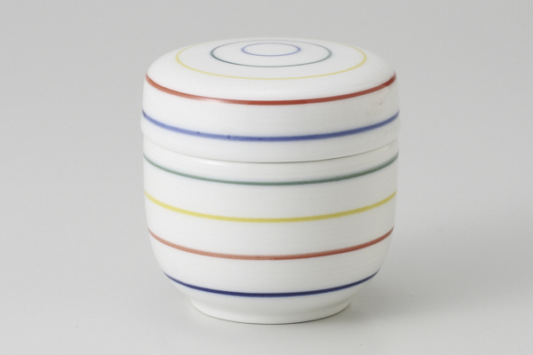 四色筋 夏目むし碗