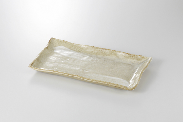 黄灰釉 ホッケ皿