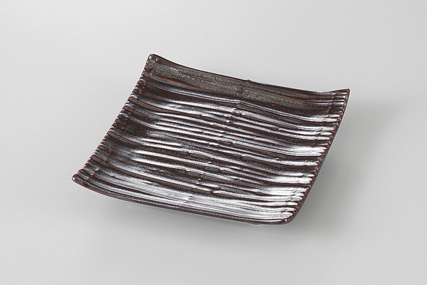 鉄砂スダレ 銘々皿