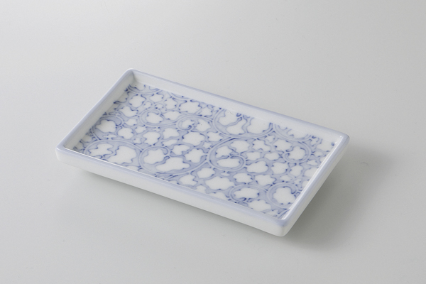 タコ唐草 のり皿