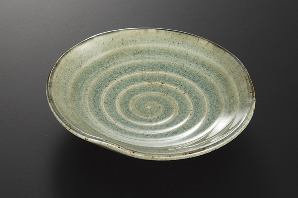 灰釉 5.0丸皿