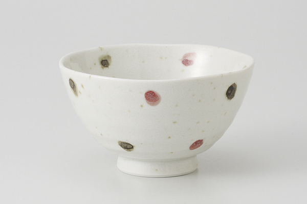 ドット 飯碗 小