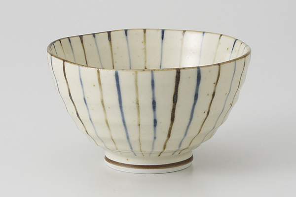 内外二色十草 飯碗 大