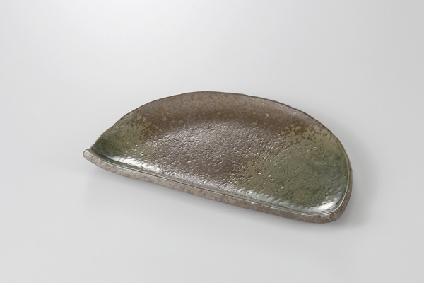 南蛮オリベ 7.0半月皿