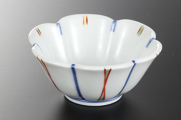 錦三色十草 小付