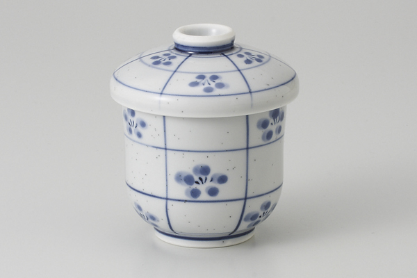 梨地市松梅 むし碗