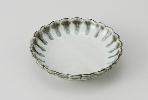 うのふ流し 菊型3.0丸皿