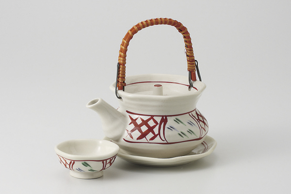 手描赤絵 土瓶むし