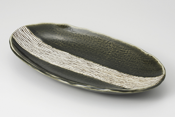 織部錆帯 10.0多用皿