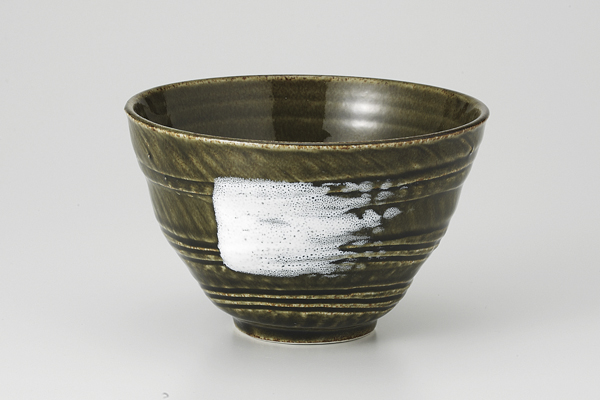 織部白刷毛 多用丼