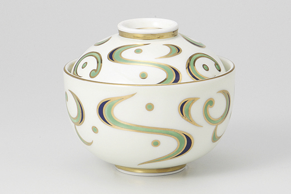 【廃番】金唐草 玉型円菓子碗