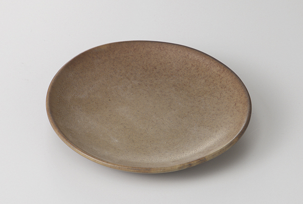 こかげ(ブラウン) たまご型プレートS