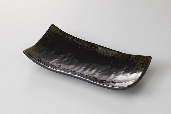 金彩天目 突出皿