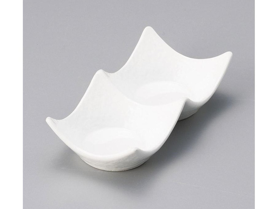 白磁 ミニ二連皿