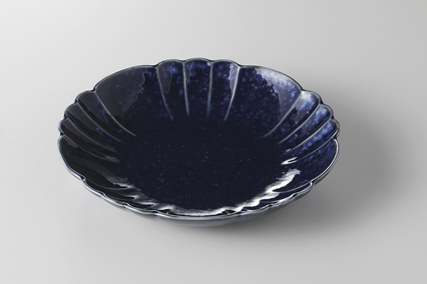彩花 藍 浅鉢