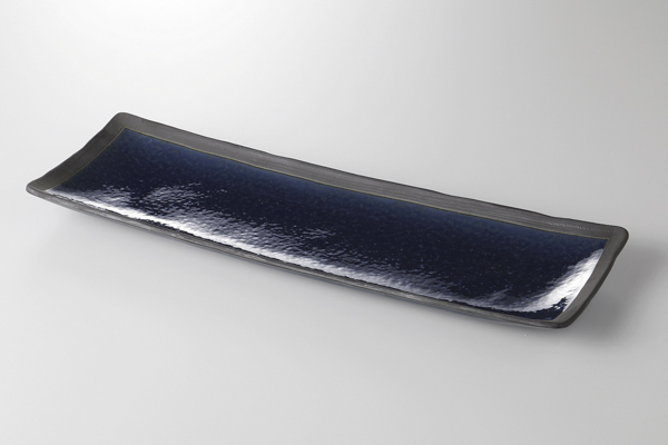 紺結晶 11.0長皿