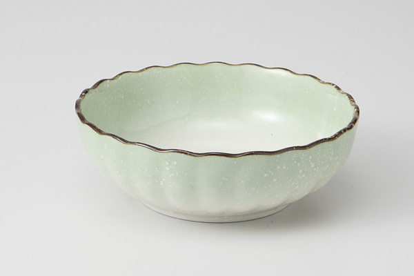 小雪緑菊型 3.5鉢