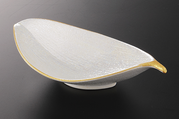 ラスター 木の葉型小鉢