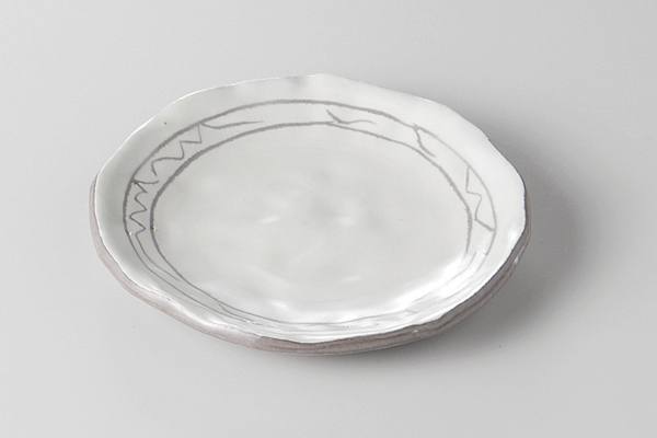 【廃番】粉引 丸小皿