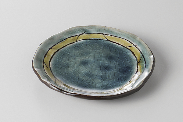 【廃番】青貫入 丸小皿