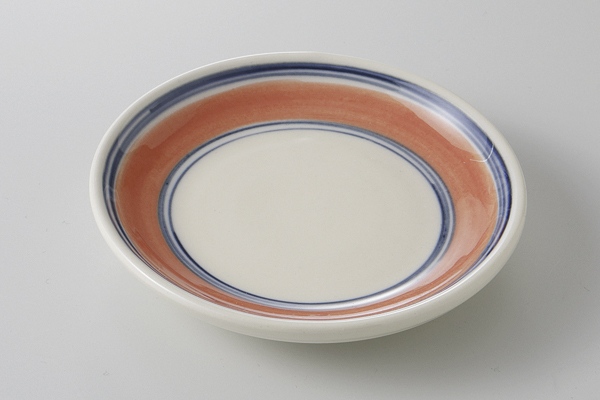 太駒筋ピンク 小皿