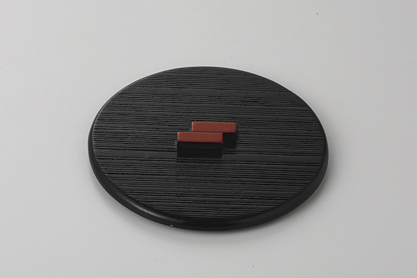 (木)黒塗丸蓋(上)