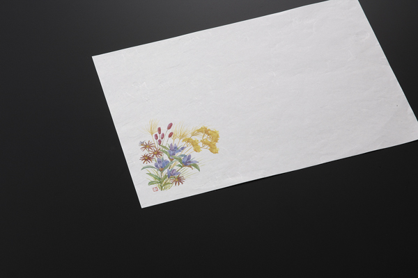 和紙敷紙100枚入 ⑥秋の寄せ花(9～11月)