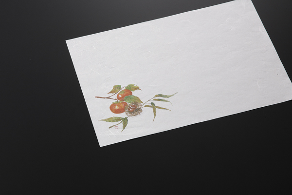 和紙敷紙100枚入 ⑦柿･栗(10～12月)