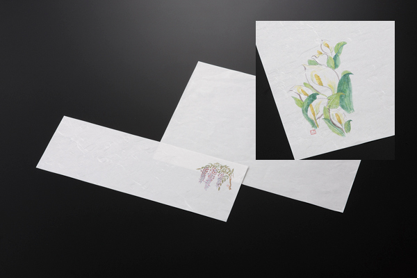 和紙敷紙(小)100枚入 ⑬水芭蕉(6～8月)