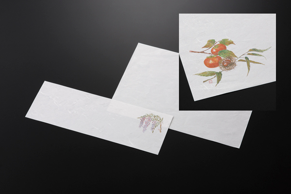 和紙敷紙(小)100枚入 ⑮柿･栗(10～12月)