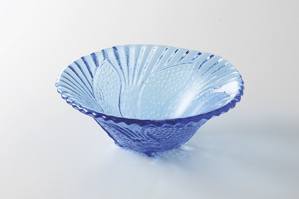 珍味鉢 ブルー そり型