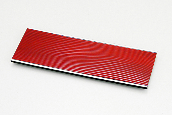 耐熱30cm長角さざ波盛皿 ﾜｲﾝ雲流天銀