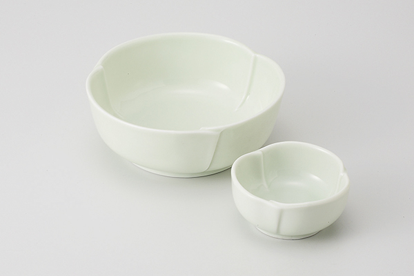 【廃番】もえぎ手造風 刺身鉢