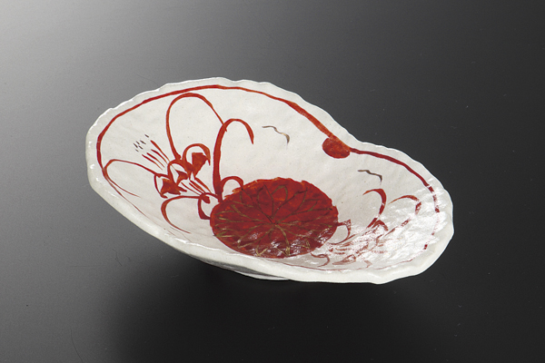 志野紬 双葉小鉢