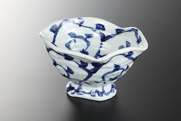 【廃番】新タコ唐草 高台小鉢