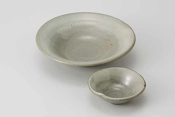 【廃番】粉引吹き 反向付