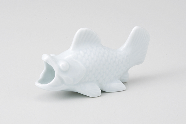 【廃番】青白磁 箸置兼楊子差