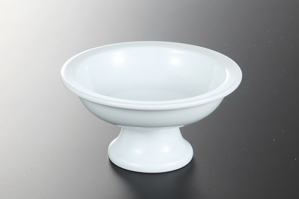 青白磁 中付丸型高台