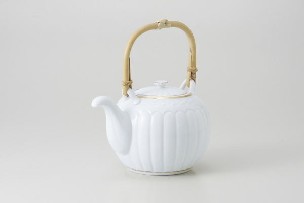 【廃番】青白磁金線 5号土瓶