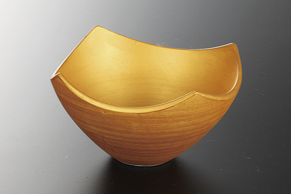 パール金 四方鉢