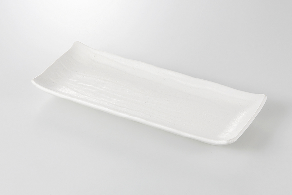 白釉 ソギ焼物皿