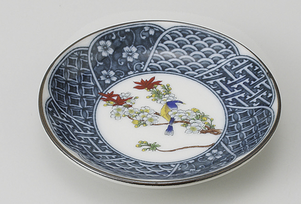 祥瑞古九谷 玉渕3.3皿