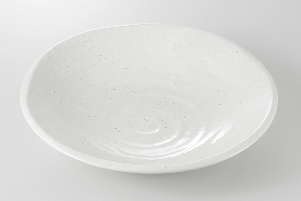 【廃番】渦白 4.5寸深皿