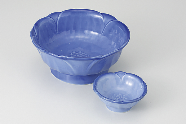 濃コバルト 向付